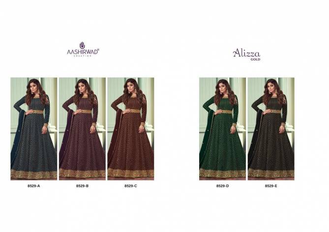 Alizza Gold By Aashirwad Georgette Readymade Suits Wholesale Online